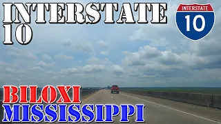 I-10 West - Biloxi - Gulfport - Mississippi - 4K Highway Drive