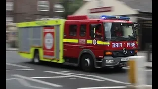 London Fire Brigade - Fire Rescue Unit F266 LFB Bethnal Green responding