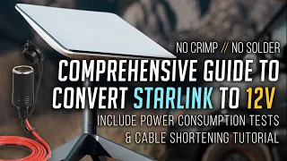 Convert Your Starlink To 12-Volt DC // Complete Tutorial