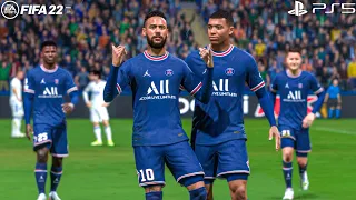 FIFA 22 PS5 - PSG vs Real Madrid - UEFA Champions League | Gameplay & Full match - Next Gen HDR