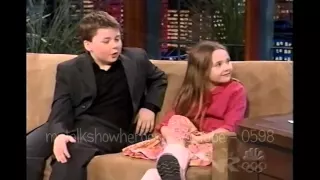 SPENCER & ABIGAIL BRESLIN have FUN with LENO