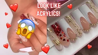 HOW TO make press ons that look like acrylic nails 💅🏼! | How to make press on nails for beginners