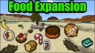 Strat's Food Expansion Addon Minecraft PE (MCPE) Bedrock Edition Mod