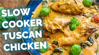 Easy, Creamy & Delicious Slow Cooker Tuscan Chicken