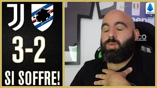 NON CI ARRIVO A FINE CAMPIONATO || JUVENTUS SAMPDORIA 3-2