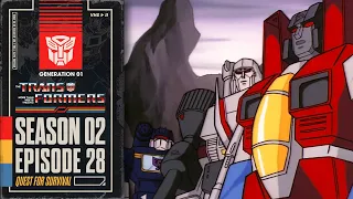 Quest for Survival | Transformers: Generation 1 | Season 2 | E28 | Hasbro Pulse