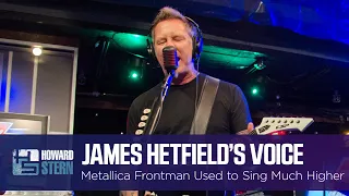 James Hetfield Had a Much Higher Singing Voice When Metallica First Started (2013)