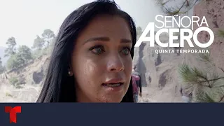 Señora Acero 5 | Con lágrimas se despide Carolina Miranda de Señora Acero | Telemundo