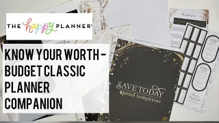 Happy Planner - Know Your Worth Budget Companion Pack