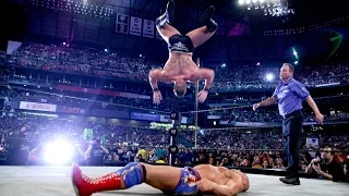 WrestleMania XIX - HD Brock Lesnar's Botched Shooting Star Press