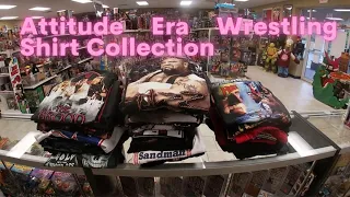 Huge Vintage WCW WWF WWE Attitude Era Wrestling Shirt Collection