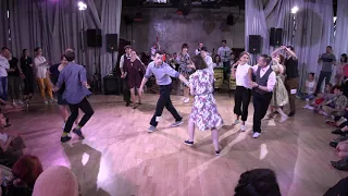 Lindy Hop Open Strictly Finals First All Skate at Russian Swing Dance Championship 2019