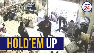 WATCH | Seven armed robbers storm store in Pietermaritzburg