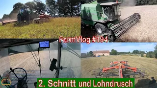 Farmvlog #194: Lohndrusch im Gebirge und 2. Schnitt