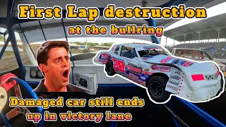 "Unbelievable Comeback" Wrecked Car Ends Up In Victory Lane!!