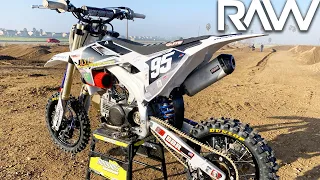 Crazy 190cc Husqvarna Pit Bike RAW - Motocross Action Magazine