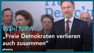 NRW-Wahl: Statement von Christian Lindner (FDP) am 15.05.22