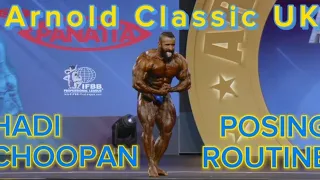 HADI CHOOPAN POSING ROUTINE (Arnold Classic UK 2024)