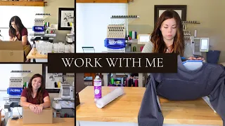 Work With Me | Making Orders for My Successful Embroidery Business