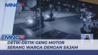 Aksi Geng Motor Serang Warga dengan Sajam Terekam CCTV - LIS 03/10