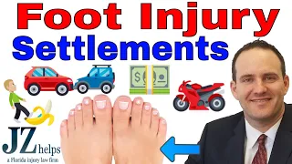 Foot Injury Accident Cases: Car, Motorcycle, Truck Crashes & More