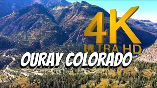 Epic Drone Footage Of The Million Dollar Highway In Ouray, Colorado from Above