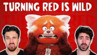 Watching *TURNING RED* for the first time (its wild)