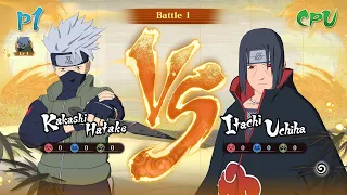 Kakashi (Double Sharingan) vs Itachi - Naruto X Boruto Ultimate Ninja Storm Connections