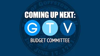 Budget Committee - April 20, 2021