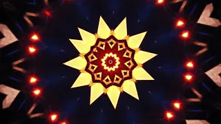 Star shaped object with many lights Background - Motion 4k Screensaver