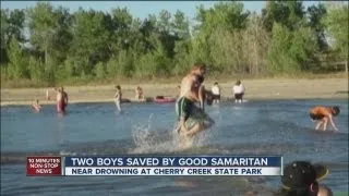 Good Samaritan helps rescue 2 drowning boys at Cherry Creek State Park