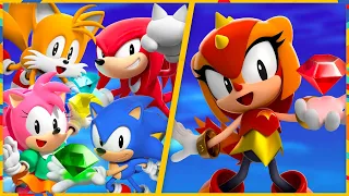 Sonic Superstars - Full Playthrough with 4-Players (Story Mode, Trip's Story, Super Sonic)