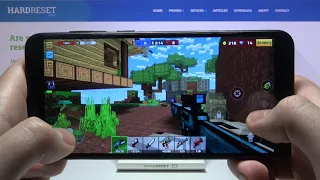 Gameplay of Pixel Gun 3D on Realme GT, – Mobile Gaming Test