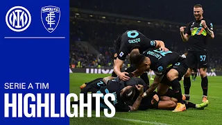 INTER 4-2 EMPOLI | HIGHLIGHTS | SERIE A 21/22 ⚫🔵