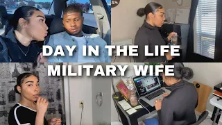 DAY IN THE LIFE AS A MILITARY WIFE! (Full day routine) EP. 1