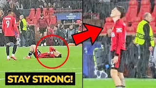 Alejandro Garnacho SAD REACTION after Galatasaray game | Manchester United News