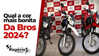 Confira no detalhe as novas cores das Bros 160 2024