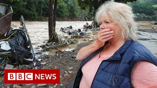 Dozens killed as Germany floods collapse buildings and submerge cars - BBC News