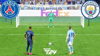 FC 24 | Mbappe vs Haaland | PSG vs Manchester City | UCL FINAL | Penalty Shootout - PS5 Gameplay