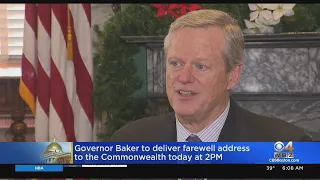 Governor Charlie Baker to say thank you to Massachusetts in farewell address