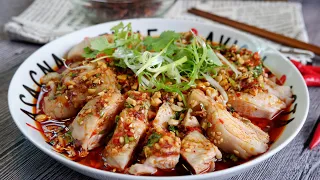 Super Easy Szechuan Spicy Chicken 口水鸡 Chinese Mala Chicken Recipe • Mouth-watering Saliva Chicken