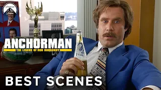 Funniest Moments in Anchorman (2004) feat. Will Ferrell and Paul Rudd | Paramount Movies