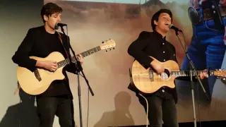 Taylor Henders0n Singing " Light Up The Dark"  at the Spin Out Premier