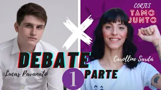 DEBATE LUCAS PAVANATO X CAROLLINE SARDÁ PARTE1