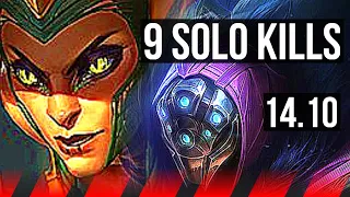 CASSIOPEIA vs JAX (TOP) | 9 solo kills, 800+ games | EUW Master | 14.10