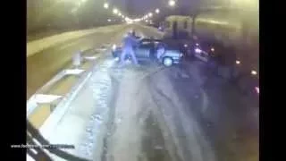 Crazy Russian Drivers - #101 JANUARY 2015 Car Crash Compilation