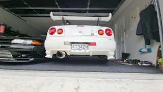 R34 GTR - 4" Exhaust - Cold Start