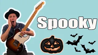 Spooky Dusty Springfield Guitar Lesson + Tutorial + TABS | Halloween Guitar Songs