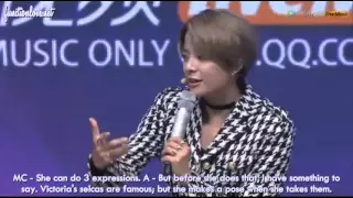 [ENG SUB] 150930 Tencent K Pop Live f(x) Q&A