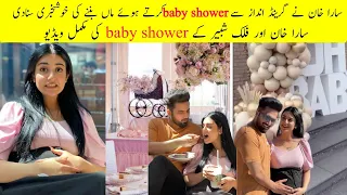 OMG Sarah Khan and Falak Shabbir Grand Baby Shower | Sarah and Falak to become Parents